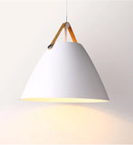 Modern Leather & Iron Pendant Light – Nordic Hanging Lamp for Kitchen, Dining Room, Living Room, Bedroom, and Restaurant Décor