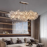 Modern Luxury Chrome LED Crystal Chandelier – Elegant Pendant Lamp for Living Rooms, Dining Rooms, and Bedrooms