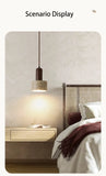LED Pendant Lamp – Modern Cream Wind Nordic Hanging Light for Bedrooms and Living Spaces