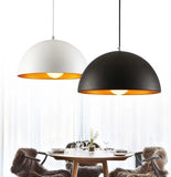 Modern Black/White Retro Pendant Light – Industrial Style Hanging Lamp for Bars, Cafes, Bedrooms, and Restaurants