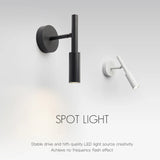 Bedroom Beside Wall Light – 350° Rotatable Adjustable LED Aluminum Spotlight for Indoor Lighting