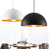 Modern Black/White Retro Pendant Light – Industrial Style Hanging Lamp for Bars, Cafes, Bedrooms, and Restaurants