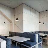 Nordic Minimalist Geometric Pendant Light – Stylish DIY Plug-In Lamp for Study, Bedroom, Dining Room, and Bar Decor