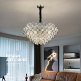 Modern Luxury Chrome LED Crystal Chandelier – Elegant Pendant Lamp for Living Rooms, Dining Rooms, and Bedrooms