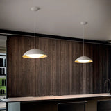 UFO-Shaped LED Pendant Light – Modern Ceiling Lamp with 3-Color Switch for Dining Table and Kitchen Decor