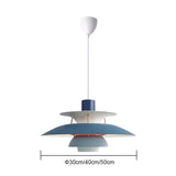 Danish Designer Umbrella Chandelier – Modern Colorful LED Pendant Lamp for Living Rooms and Dining Spaces