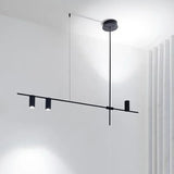 Nordic Modern Longer Chandelier – Sleek Black Pendant Light for Dining Tables, Bars, and Living Rooms