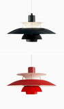 Danish Designer Umbrella Chandelier – Modern Colorful LED Pendant Lamp for Living Rooms and Dining Spaces