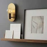 Modern Gold Wall Lamp – Elegant Bedside Sconce for Indoor Lighting and Staircase Decor