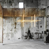 Italian Gold Nordic LED Chandelier – Elegant Pendant Lighting for Living Rooms, Kitchens, and Bars