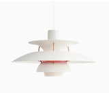 Danish Designer Umbrella Chandelier – Modern Colorful LED Pendant Lamp for Living Rooms and Dining Spaces