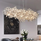 Modern Luxury Chrome LED Crystal Chandelier – Elegant Pendant Lamp for Living Rooms, Dining Rooms, and Bedrooms