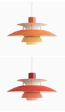 Danish Designer Umbrella Chandelier – Modern Colorful LED Pendant Lamp for Living Rooms and Dining Spaces