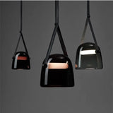 Nordic Glass Pendant Light – Modern Single-Head Chandelier for Restaurants, Cafes, and Clothing Shops
