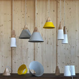 Nordic Real Wood Pendant Lights – Multicolor Aluminum Lampshade for Dining Room and Home Lighting Décor