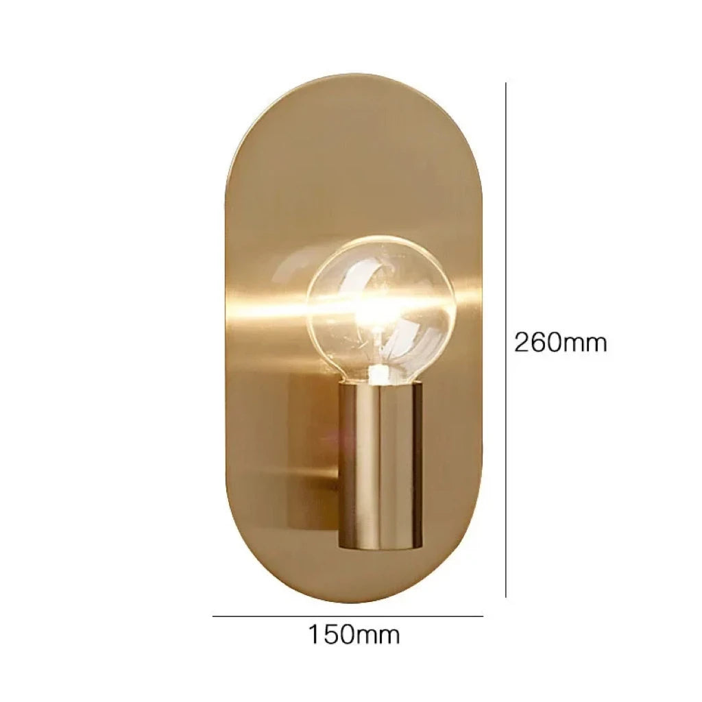 Modern Gold Bedroom Wall Lamp Decor Indoor Sconce Fixtures Luminaire Bedside Mounted Night Light House Decoration Lighting Stair