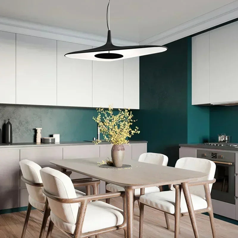 Modern Japanese Resin Pendant Lamp – Sleek Minimalist Hanging Light for Contemporary Spaces