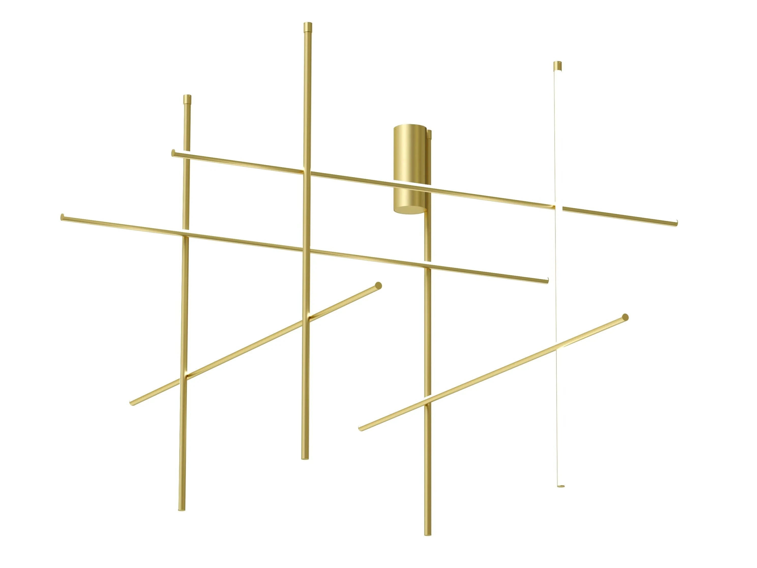 Italian Gold Nordic LED Chandelier – Elegant Pendant Lighting for Living Rooms, Kitchens, and Bars