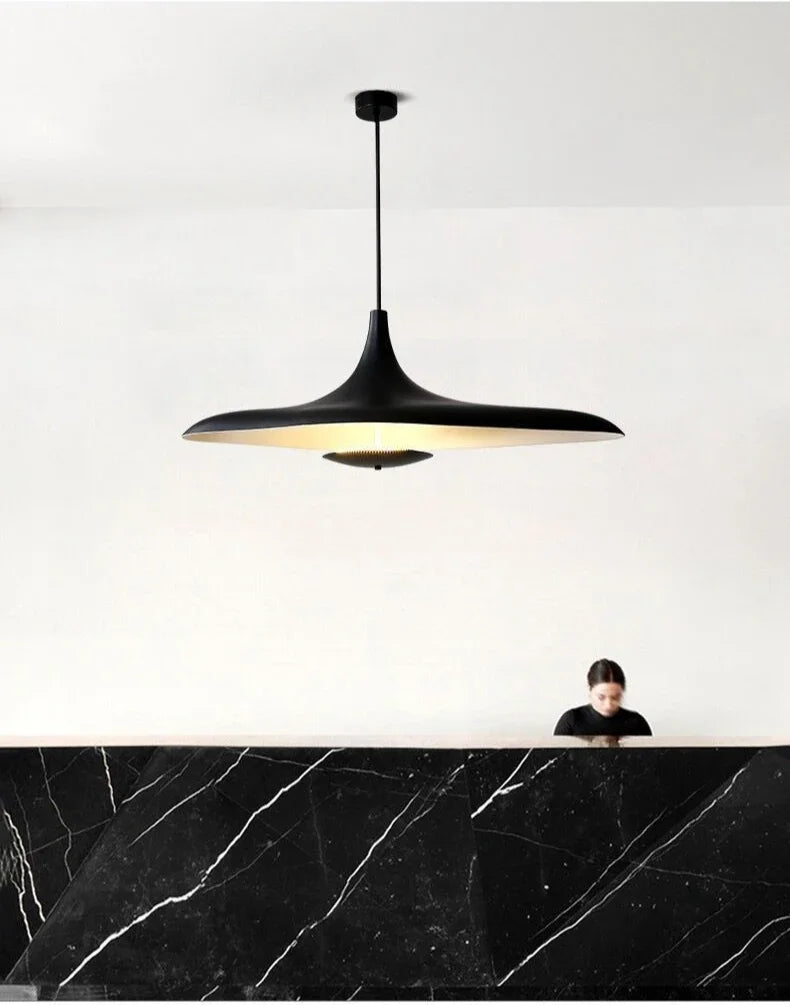 Modern Japanese Resin Pendant Lamp – Sleek Minimalist Hanging Light for Contemporary Spaces