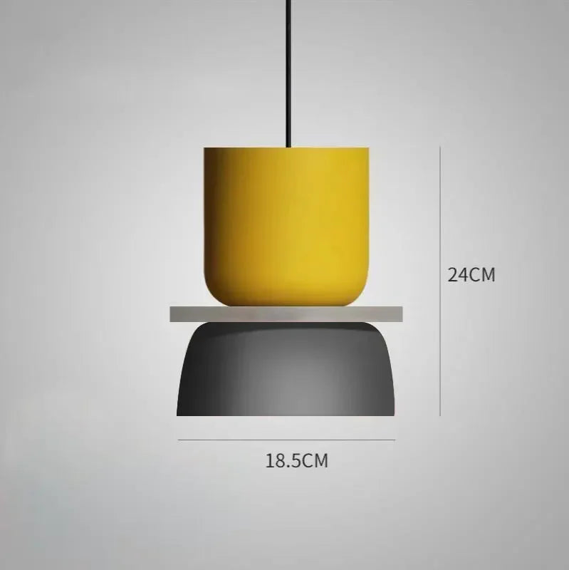 Modern Macaron Pendant Lamp – Stylish LED Hanging Light for Contemporary Interiors