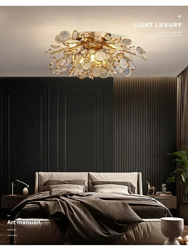 Modern Luxury Chrome LED Crystal Chandelier – Elegant Pendant Lamp for Living Rooms, Dining Rooms, and Bedrooms