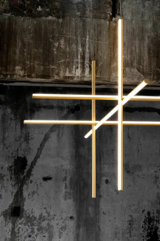 Italian Gold Nordic LED Chandelier – Elegant Pendant Lighting for Living Rooms, Kitchens, and Bars