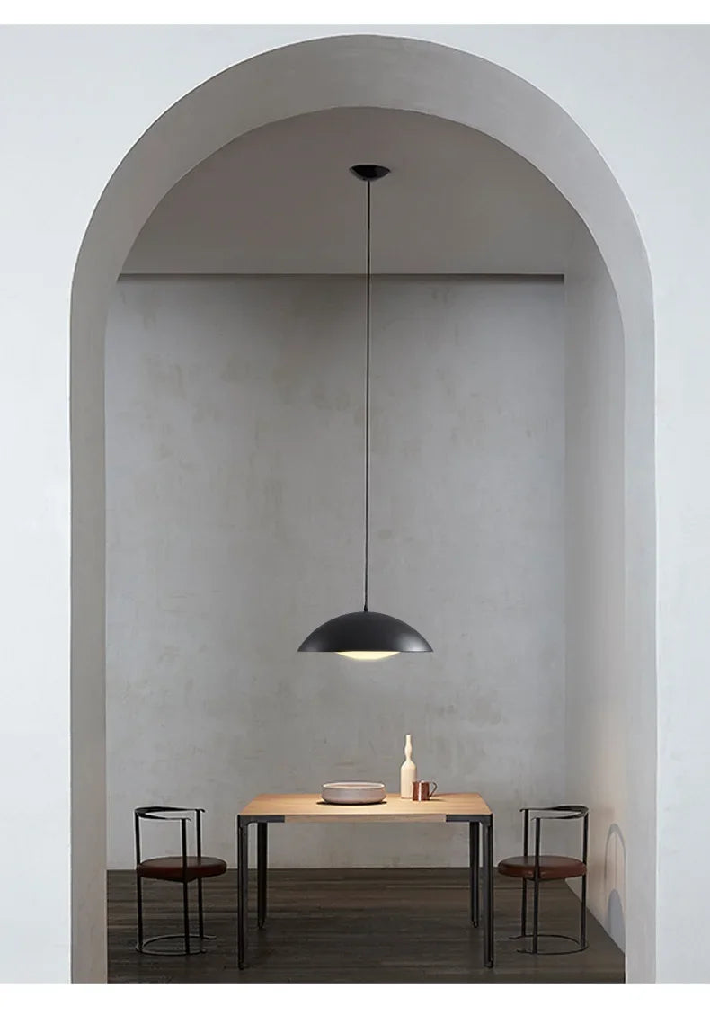 UFO-Shaped LED Pendant Light – Modern Ceiling Lamp with 3-Color Switch for Dining Table and Kitchen Decor