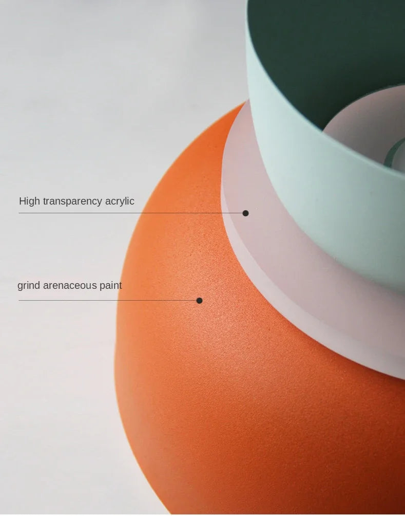 Modern Macaron Pendant Lamp – Stylish LED Hanging Light for Contemporary Interiors