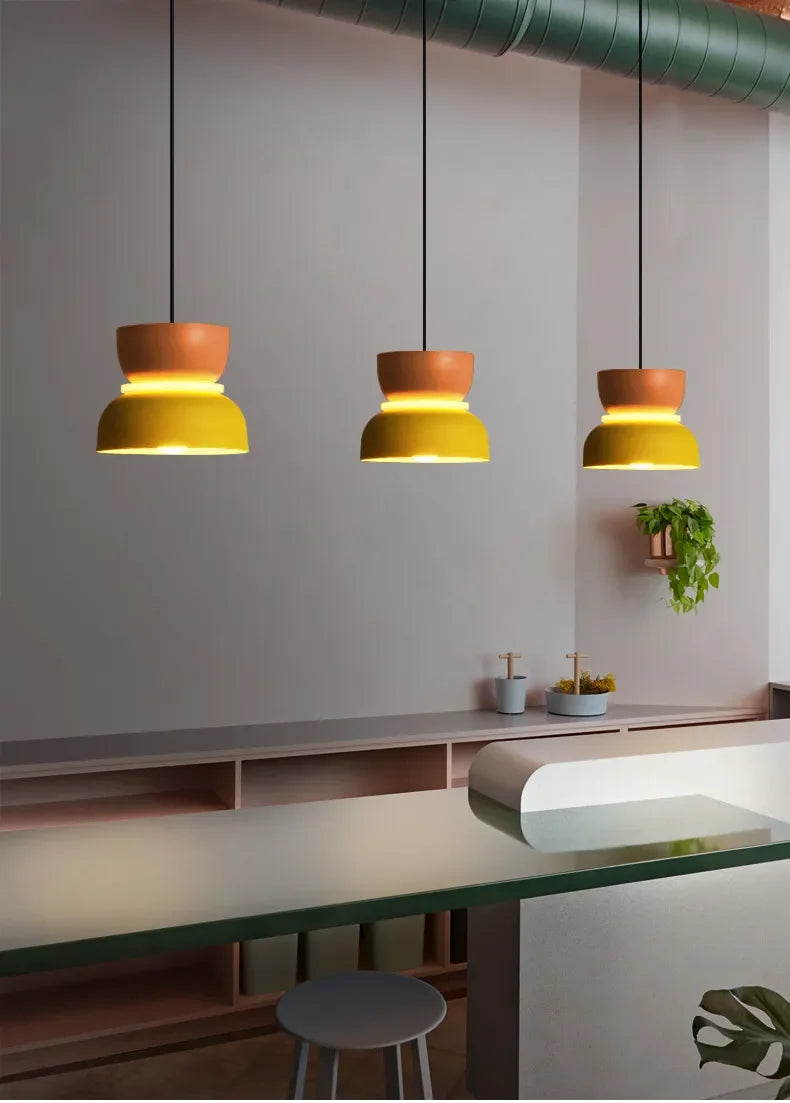Modern Macaron Pendant Lamp – Stylish LED Hanging Light for Contemporary Interiors