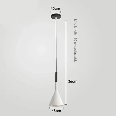Modern LED Pendant Lights – E27 White Light Hanging Lamp for Kitchens and Bedrooms