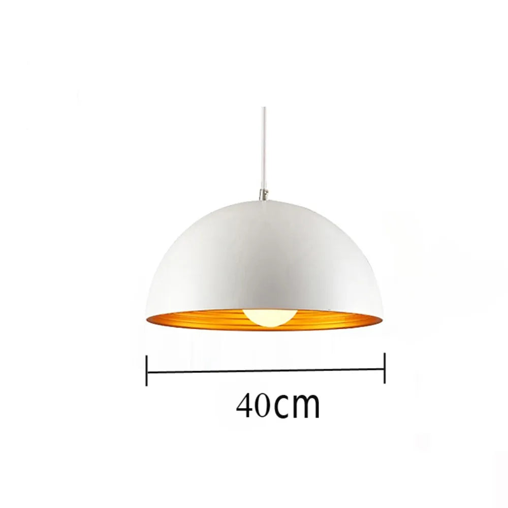 Modern Black/White Retro Pendant Light – Industrial Style Hanging Lamp for Bars, Cafes, Bedrooms, and Restaurants