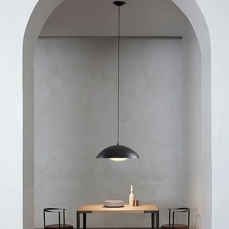 UFO-Shaped LED Pendant Light – Modern Ceiling Lamp with 3-Color Switch for Dining Table and Kitchen Decor