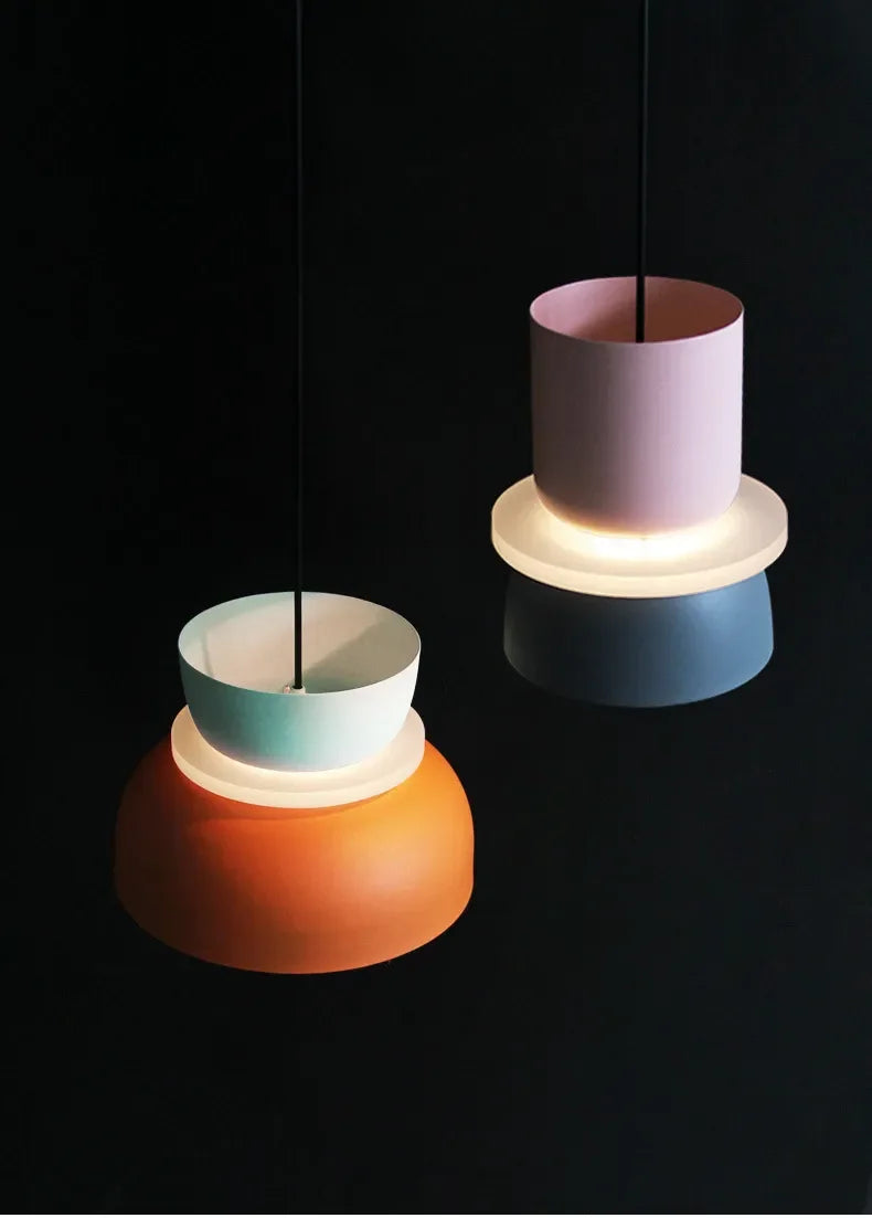 Modern Macaron Pendant Lamp – Stylish LED Hanging Light for Contemporary Interiors