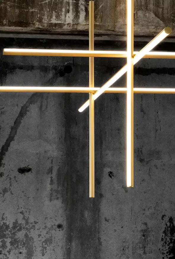 Italian Gold Nordic LED Chandelier – Elegant Pendant Lighting for Living Rooms, Kitchens, and Bars
