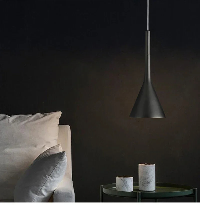 Modern LED Pendant Lights – E27 White Light Hanging Lamp for Kitchens and Bedrooms