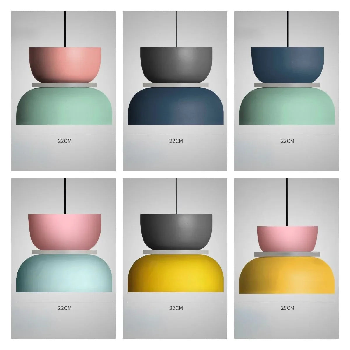 Modern Macaron Pendant Lamp – Stylish LED Hanging Light for Contemporary Interiors