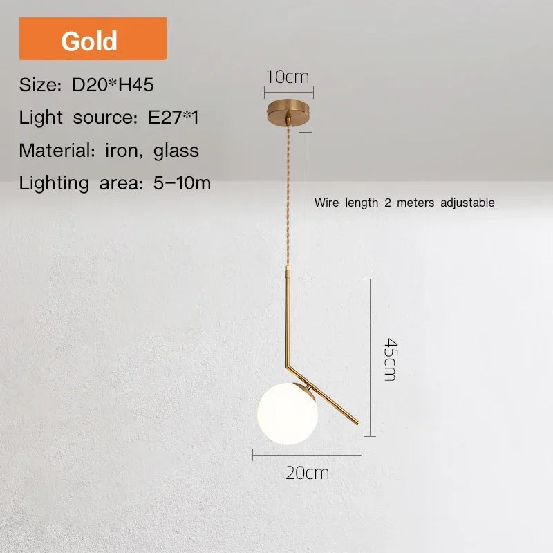 Modern Ceiling Chandeliers for Dining Table Room Kitchen Island Lamp Plating Luxury Gold Bedside Lustre Pendant Light Fixtures