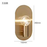 Modern Gold Bedroom Wall Lamp Decor Indoor Sconce Fixtures Luminaire Bedside Mounted Night Light House Decoration Lighting Stair