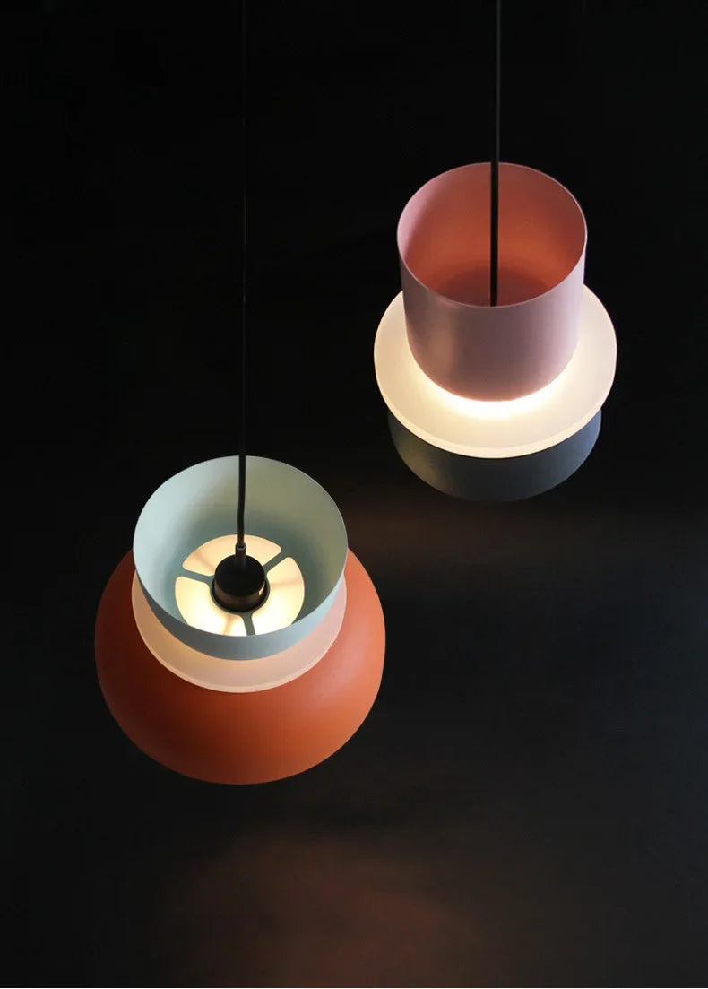Modern Macaron Pendant Lamp – Stylish LED Hanging Light for Contemporary Interiors