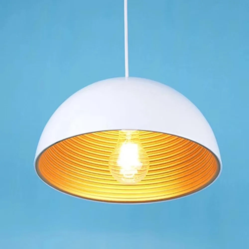 Modern Black/White Retro Pendant Light – Industrial Style Hanging Lamp for Bars, Cafes, Bedrooms, and Restaurants