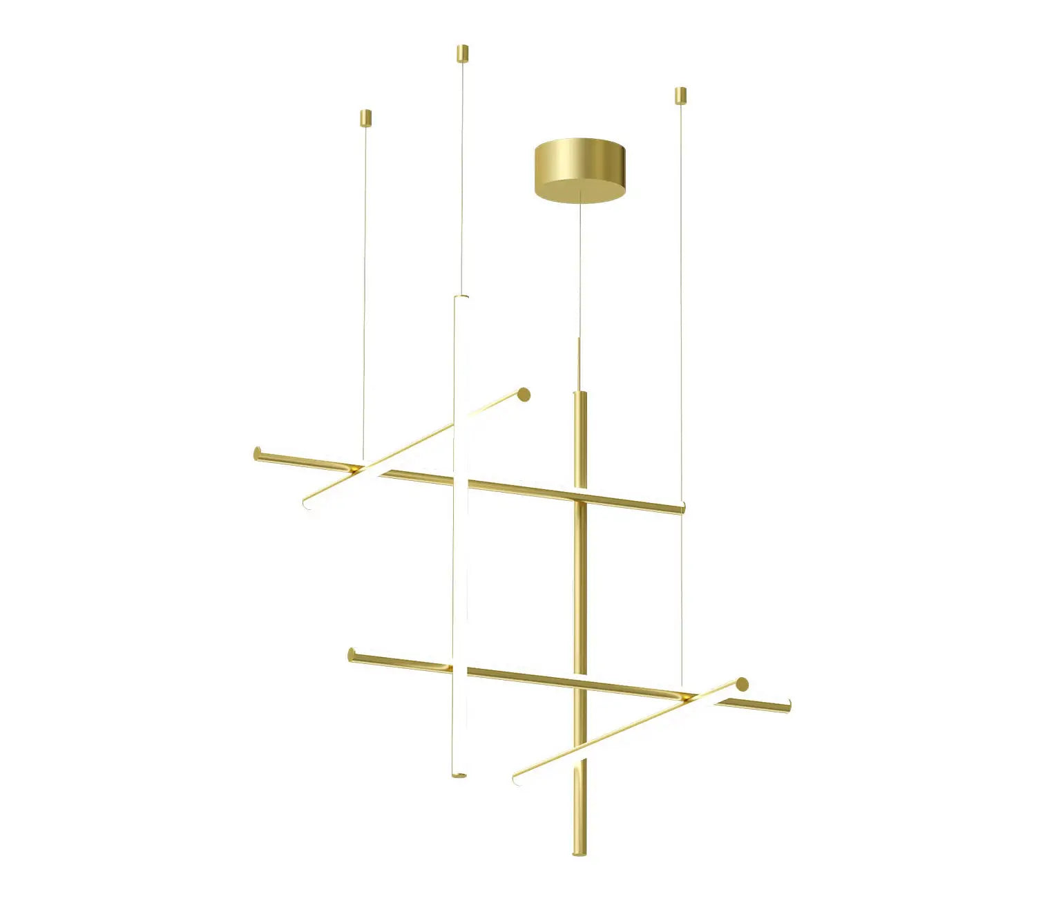 Italian Gold Nordic LED Chandelier – Elegant Pendant Lighting for Living Rooms, Kitchens, and Bars