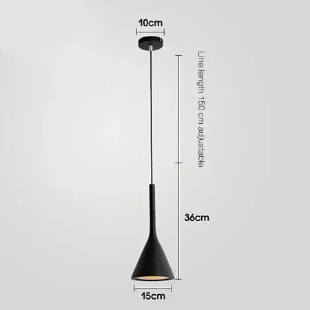 Modern LED Pendant Lights – E27 White Light Hanging Lamp for Kitchens and Bedrooms