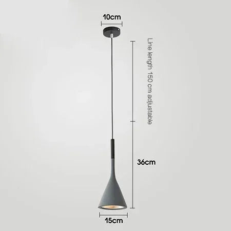 Modern LED Pendant Lights – E27 White Light Hanging Lamp for Kitchens and Bedrooms