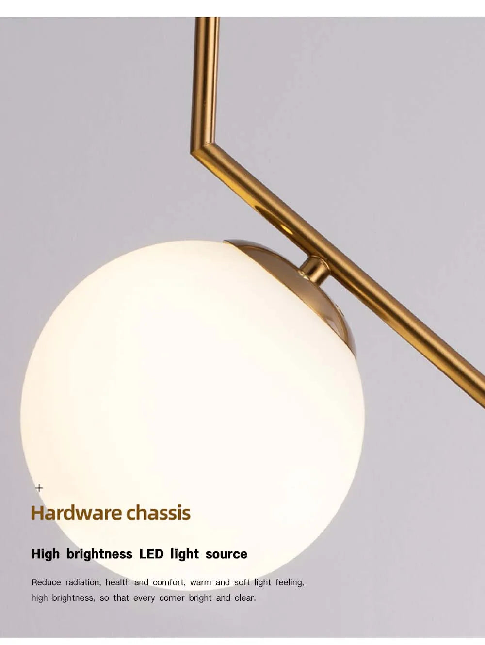 Modern Ceiling Chandeliers for Dining Table Room Kitchen Island Lamp Plating Luxury Gold Bedside Lustre Pendant Light Fixtures
