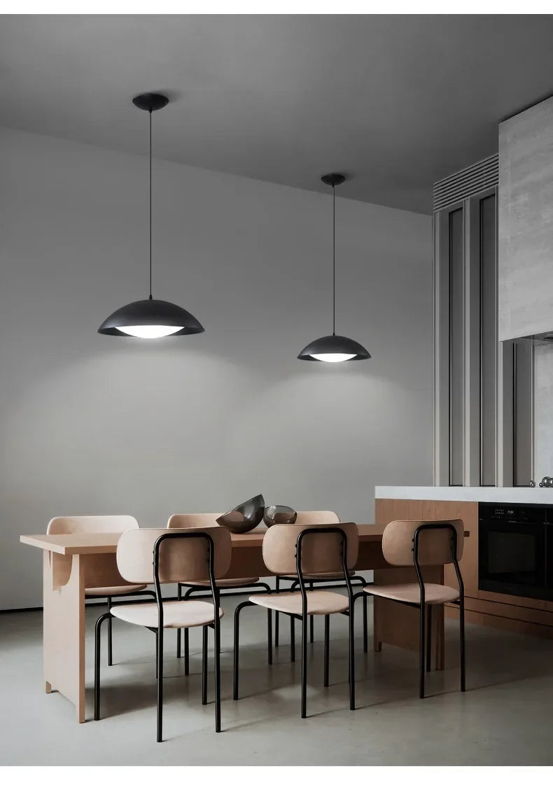 UFO-Shaped LED Pendant Light – Modern Ceiling Lamp with 3-Color Switch for Dining Table and Kitchen Decor