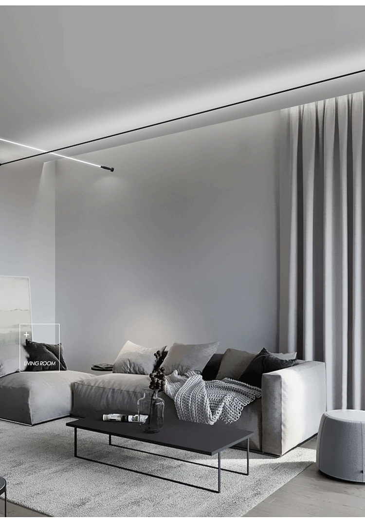 Skyline Linear Wall Lamp – DIY LED Strip Light for Living Room Background and Aisle Decoration