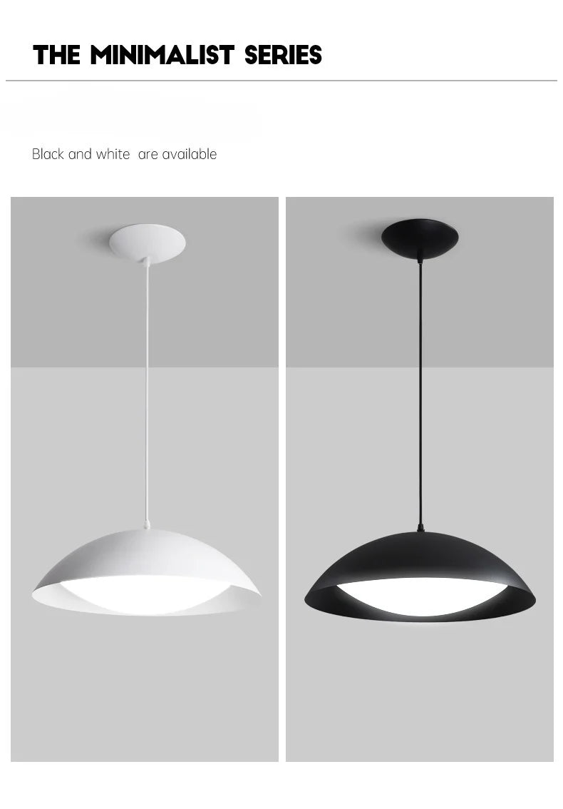 UFO-Shaped LED Pendant Light – Modern Ceiling Lamp with 3-Color Switch for Dining Table and Kitchen Decor