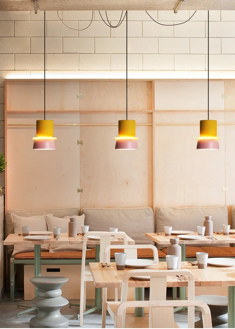Modern Macaron Pendant Lamp – Stylish LED Hanging Light for Contemporary Interiors