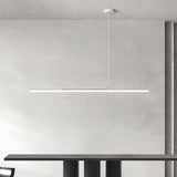 Minimalist Dining Room Chandelier Modern Minimalist Tea Room Table Dining Room Lines Light Creative Bar Long LED Pendant Lamp