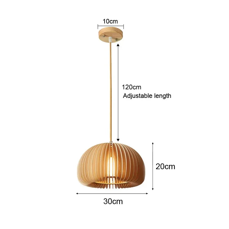 Handcrafted Rattan Bamboo Pendant Light – Woven Ceiling Lamp for Home, Living Room, and Bedroom Décor